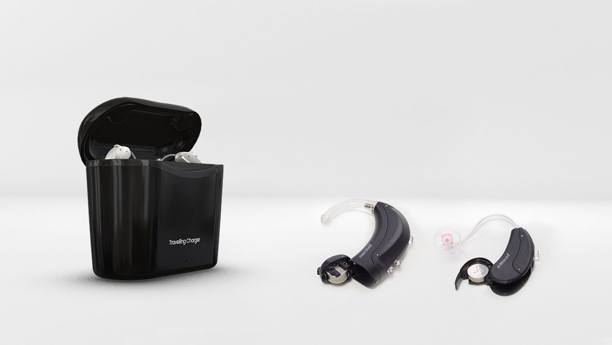Rechargeable and battery-powered hearing aids